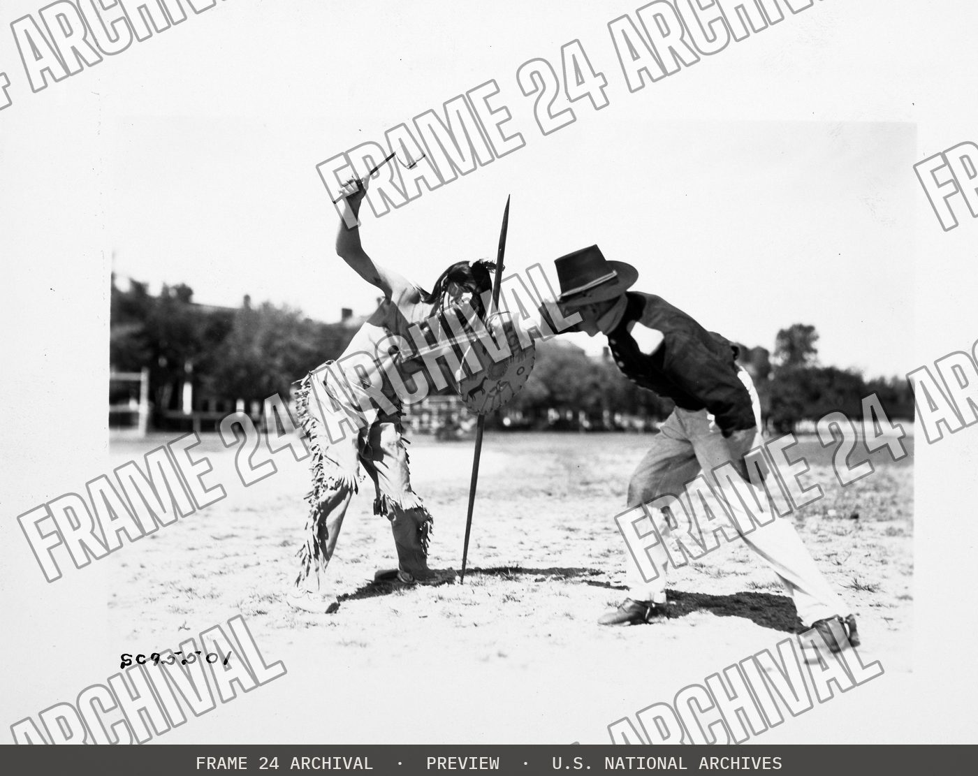 Army Carnival, Washington Barracks, DC (1930), restored vintage black and white photograph