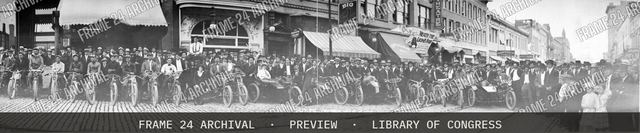 Butte Motorcycle Club, vintage black and white photograph