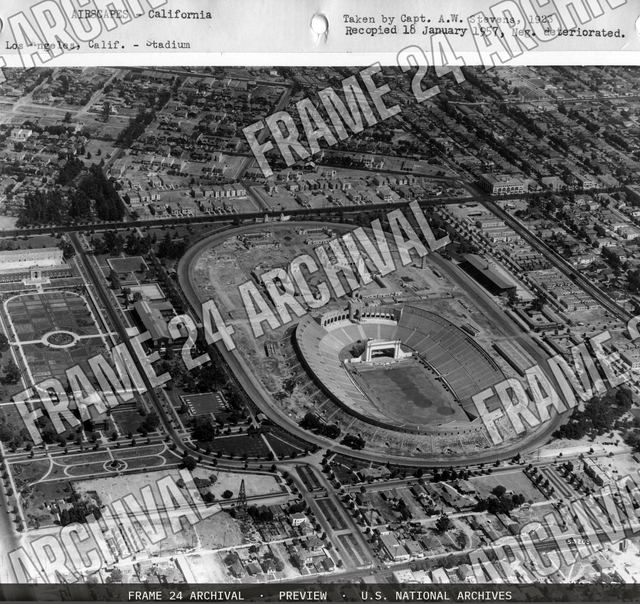 California - Los Angeles, vintage black and white photograph
