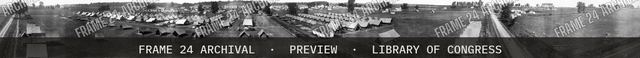 Camp Perry, Ohio, vintage black and white photograph