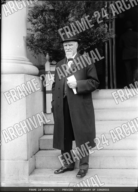 Dollar, Capt. Robert. Steamship Line Owner, vintage black and white photograph