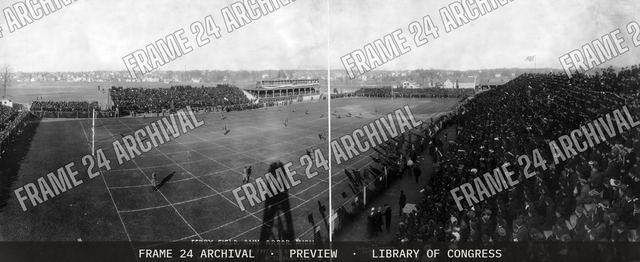 Ferry Field, Ann Arbor, Mich., Chicago - Michigan football game, Nov. 12, 1904, attendance 13,500, vintage black and white photograph