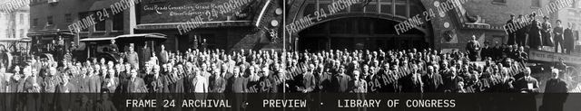 Good Roads Convention, Grand Rapids, vintage black and white photograph