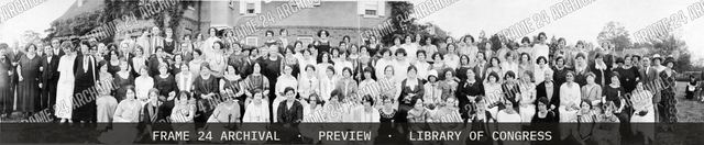 NWTUL Convention, N.Y.C., vintage black and white photograph