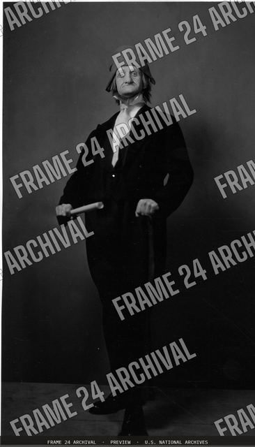 Photograph of Frank Walter, Federal Theatre Circus Clown, vintage black and white photograph